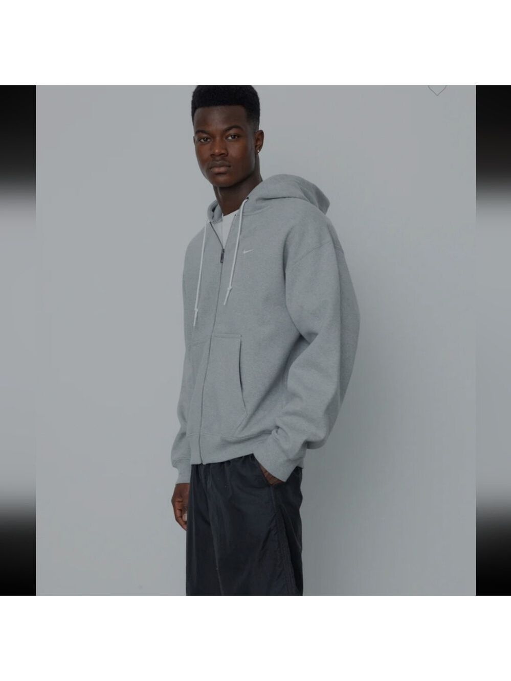 Nike Solo Swosh Full-Zip Hoodie Small
